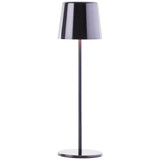 Brilliant Xaana LED Außentischleuchte 37cm 4W IP44 Schwarz Verchromt USB G40939/76