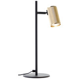 Brilliant Marty LED Tischleuchte 40cm GU10 5W/5W Warmweiß Sand Schwarz Matt Gold G80053/86