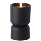 Brilliant Lovere LED-Kerze 8cm IP44 Schwarz Timer G80121/06
