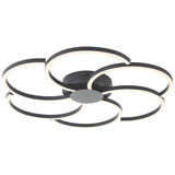Brilliant Fico LED Deckenleuchte 65cm 32W Schwarz G80662/06