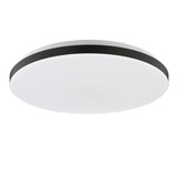 Brilliant Livio LED Deckenleuchte LED 38,5cm 24W Warmweiß Weiß Schwarz G80962/76