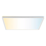 Brilliant Lumaro LED Deckenaufbau-Paneel 42x42cm 22W Weiß Nachtlicht, Timer G81993/85