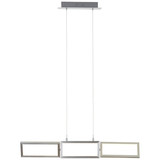 Brilliant Tunar LED Pendelleuchte, 3-flammig 34W Warmweiß Aluminium G93450/21