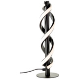 Brilliant Amalie LED Tischleuchte 38cm 9W Warmweiß Schwarz G94538/06
