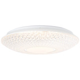 Brilliant Nunya LED Deckenleuchte 42cm 24W Warmweiß Weiß Chrom G97011/05