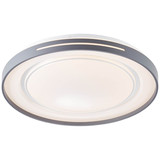 Brilliant Barty LED Wand- und Deckenleuchte 48cm 30W Weiß Dunkelgrau Nachtlicht, Timer G97158/72