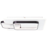 Brilliant Rezia LED Deckenleuchte 45x40cm 36W Warmweiß Weiß Schwarz G99387/75