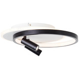 Brilliant Eunomia LED Deckenleuchte 35x30cm, 2-flammig 30W Warmweiß Schwarz Weiß Memory Funktion G99753/76