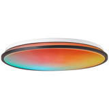 Brilliant Heida LED Deckenaufbau-Paneel 48cm 30W Schwarz Memory Funktion, Nachtlicht G99786/06