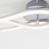 Briloner Go LED Deckenleuchte 3-fach 18W Alu Warmweiss Metall
