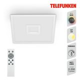 Telefunken CENTERBACK LED Panel RGB Centerlight dimmbar 24W Weiß steuerbare Lichtfarbe Metall
