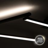 Briloner STAFF LED Deckenleuchte 24W Schwarz Warmweiss