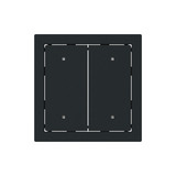 Busch-Jaeger Wippe für Elektroniktaster 2-fach mit transparenten Kalotten Busch-art linear 2CKA001751A3320 2570-20-45M