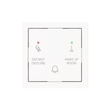 Busch-Jaeger Klingeltaster DND/MUR mit Bedruckung DND/MUR Flureinheit 24V 2CKA001751A3322 2059 UC-44M