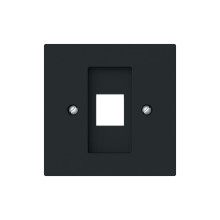 Busch-Jaeger Zentralscheibe mit Tragring Modular-Jack 1-fach Busch-art linear 2CKA001753A9925 2561-45M