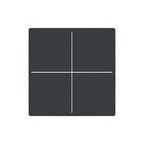 Busch-Jaeger Abdeckung, 4-fach für Keypad Format 63 - solo/future LFW/A.4.63.11-81 2CKA006199A0066 LFW/A.4.63.11-81