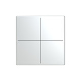 Busch-Jaeger Abdeckung, 4-fach für Keypad Format 63 - solo/future LFW/A.4.63.11-866 2CKA006199A0073 LFW/A.4.63.11-866