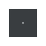 Busch-Jaeger Abdeckung als Taster 1-fach mit Symbol Jalousie Format 63 - solo/future 2CKA006199A0082 LFJT/A.1.63.11-81