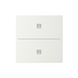 Busch-Jaeger Abdeckung als Taster 1-fach mit Symbol Jalousie Busch-balance SI 2CKA006199A0339 LFJT/A.2.55.11-914