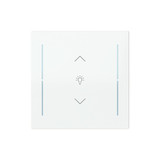 Busch-Jaeger Abdeckung als Wippe 1-fach mit Symbol Dimmen studioweiß Busch-art linear 2CKA006199A0378 LFDW/A.1.70.11-44G