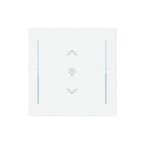 Busch-Jaeger Abdeckung als Wippe 1-fach mit Symbol Dimmen studioweiß matt 2CKA006199A0394 LFDW/A.1.70.11-44M