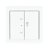 Busch-Jaeger Jalousie-Einsatz flex, 1-fach, Komplettset mit 2-fach Bedienelement, Wireless 2CKA006200A0284 62731/UJ-84-WL