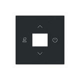 Busch-Jaeger Zentralscheibe Raumtemperaturregler mit Symbolen Busch-art linear 2CKA006220A0923 6235-45M