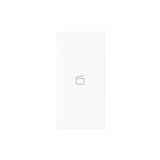 Busch-Jaeger Wippe 2-fach links, mit Symbol Szene Symbol Szene studioweiß matt - 2CKA006220A0969 6233-21-44M