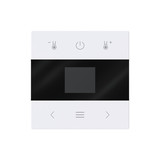 Busch-Jaeger Zentralscheibe für Raumtemperaturregler mit Display Bluetooth Busch-art linear 2CKA006430A0426 1794 MDRT-44G