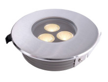 Deko-Light Bodeneinbauleuchte Flat II WW, Warmweiß, IP67 100111