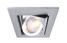 Deko-Light Deckeneinbauring, Kardan I, silber, 12V, GU5.3 MR16, max. 50W 110100