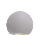 Deko-Light Wandaufbauleuchte Osano II, G9, max. 25W, Beton, grau 341177
