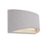 Deko-Light Wandaufbauleuchte Arianna II, G9, max. 25W, Beton, grau 341187