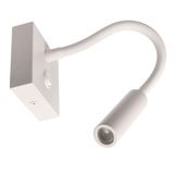 Deko-Light Wandaufbauleuchte Brahe I, Warmweiß, Aluminium 341236