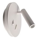 Deko-Light Wandaufbauleuchte Brahe IV, Warmweiß, Aluminium 341242