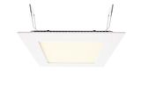 Deko-Light Deckeneinbauleuchte LED Panel Square 15, Signalweiß, Warmweiß, 110°, 36-37V DC, 350mA 565156