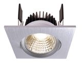 Deko-Light Deckeneinbauleuchte COB-68-350mA-2700K-eckig, silber, Warmweiß, 45°, 16-17V DC, 350mA 565282