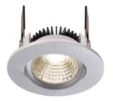 Deko-Light Deckeneinbauleuchte COB-68-24V-4000K-rund, silber, Neutralweiß, 45°, 24VDC 565301