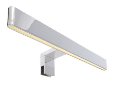 Deko-Light Möbelaufbauleuchte Spiegel Line I, Warmweiß, 12V DC, Alu, Silber, Chrom, IP44 687065