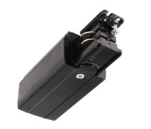 Deko-Light Schienensystem 3-Phasen 230V, D Line elektrischer Einspeiser rechts schwarz 710014