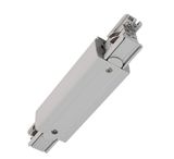 Deko-Light Schienensystem 3-Phasen 230V, D Line elektrischer Längsverbinder links-rechts grau 710043