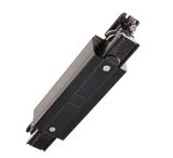Deko-Light Schienensystem 3-Phasen 230V, D Line elektrischer Längsverbinder links-rechts schwarz 710044