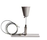 Deko-Light Schienensystem 3-Phasen 230V, D Line Seilabhängungshalter mit Deckenrosette 1,5m grau 710049