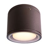 Deko-Light Deckenaufbauleuchte Mob Round I, GX53, max. 9W, anthrazit, IP54 730408