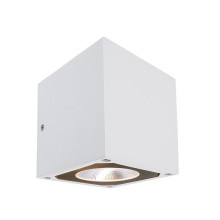 Deko-Light Wandaufbauleuchte Cubodo II Double W, Warmweiß, weiß, IP54 731020