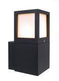 Deko-Light Wandaufbauleuchte Facado A, E27, max. 20W, anthrazit, IP54 731059