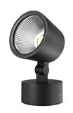 Deko-Light Boden- / Wand- / Deckenleuchte Colt 30W COB, Warmweißschwarzgrau, IP65 732110