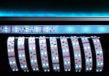 Deko-Light LED Stripe, Streifen, 5050-2x30-12V-RGB+6500K-3m, RGB + Kaltweiß, 12V DC, 36W, 3000 840060