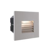 Deko-Light Abdeckung silber grau Gitter für Light Base II COB Outdoor, Alu, Silber-grau, 100mm 930414