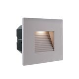 Deko-Light Abdeckung silber grau eckig für Light Base II COB Outdoor, Alu, Silber-grau, 100mm 930417
